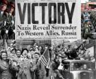 Празднование победы союзников над фашизмом и окончания Второй мировой войны. День Победы, 9 мая 1945
